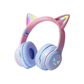 Kids Cat Ear Bluetooth Headphones with LED Lights – KSh 1