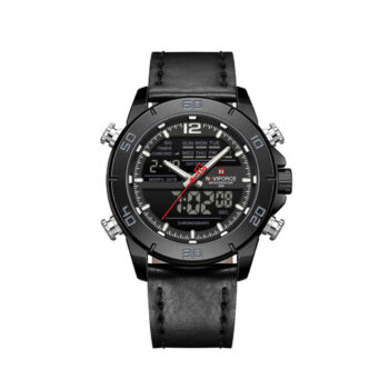 Naviforce NF9253 Dual-Display Men’s Watch with Leather Strap – Ksh 3