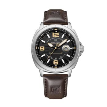 Naviforce NF8078 Men’s Leather Strap Watch – KSh 2