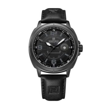 Naviforce NF8078 Men’s Leather Strap Watch – KSh 2