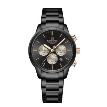 Naviforce NF8076 Men’s Chronograph Stainless Steel Watch – KSh 3