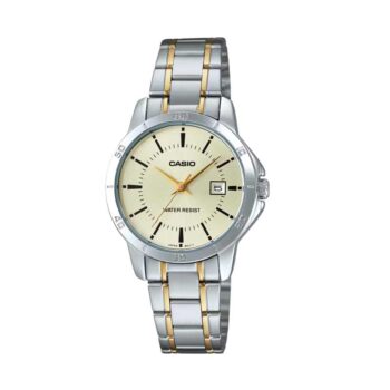 Casio LTP-V004SG-9A Two-Tone Stainless Steel Women’s Watch – KSh 7