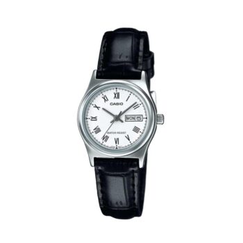 Casio LTP-V006L-7B Women’s White Dial Leather Strap Watch – KSh 5