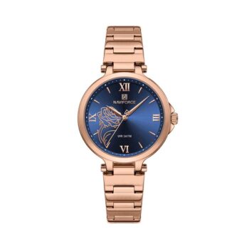 NAVIFORCE NF5060 women’s stainless steel analog wristwatch with classic dial.