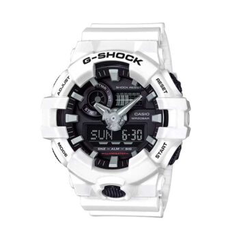 Casio G-Shock GA-700-7A White Resin Analog Digital Watch – KSh 18