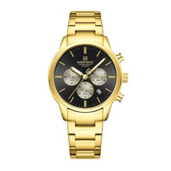 Naviforce NF8076 Men's Chronograph Watch with Stainless Steel Band – KSh 3