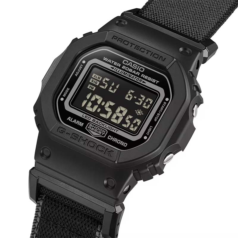 G-Shock DW-5600MNC-1 Black Digital Men's Watch | 200M Water Resistant | Price in Kenya | Elite Tech Base - Image 2
