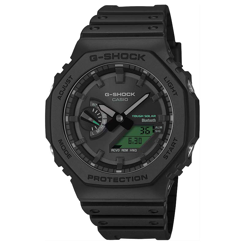 G-Shock GA-B2100BEG-1A Black & Green Analog-Digital Men's Watch | Tough Solar & Bluetooth | Price in Kenya | Elite Tech Base