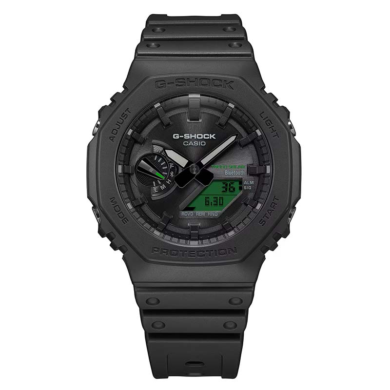 G-Shock GA-B2100BEG-1A Black & Green Analog-Digital Men's Watch | Tough Solar & Bluetooth | Price in Kenya | Elite Tech Base - Image 2