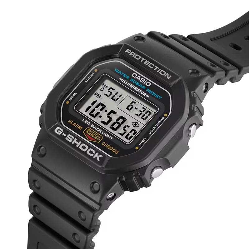 G-Shock DW-5600UE-1 Digital Black Men's Watch | 200M Water Resistant | Price in Kenya | Elite Tech Base - Image 2