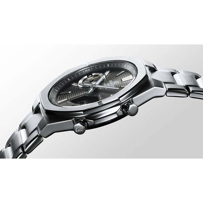 Casio Edifice ECB-S10DB-1A Analog-Digital Black Stainless Steel Watch For Men - Image 2