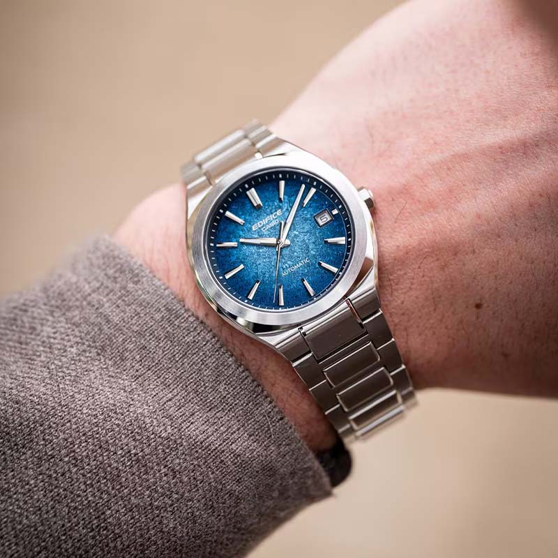 Casio Edifice EFK-200D-2A Automatic Men's Blue Dial Watch - Image 3
