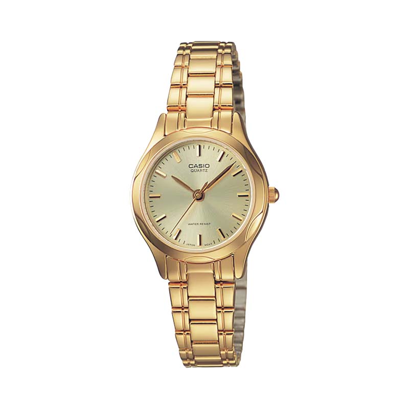 Casio LTP-1275G-9A Women's Analog Gold Stainless Steel Watch