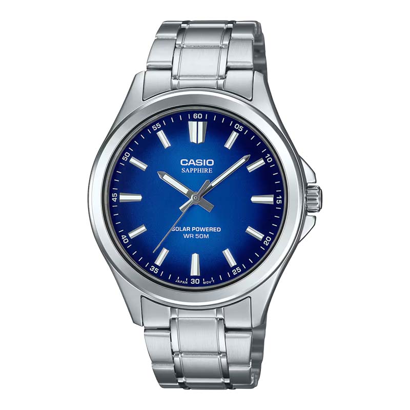 Casio MTS-RS100D-2AV Blue Dial Solar Sapphire Men’s Watch Price in Kenya