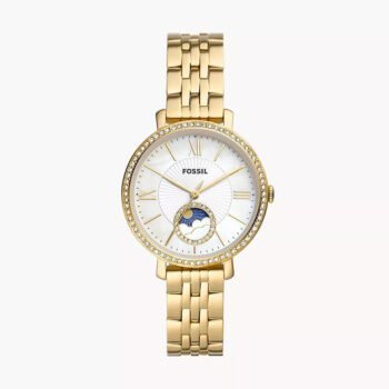 Fossil ES5167 Ladies Gold Watch – Mother-of-Pearl Dial & Crystal Bezel