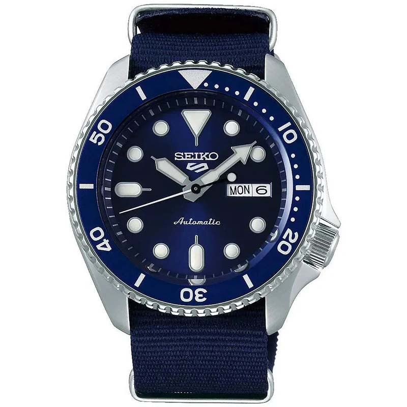 Seiko SRPD51K2 5 Sports Automatic Blue Dial Watch For Men
